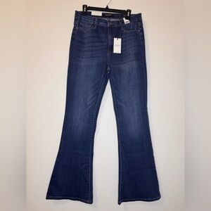 NEW Judy Blue Dark Blue Flare Jeans High Waist